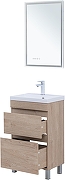 Тумба с раковиной Aquanet Нота New 50 345795 цвет Дуб светлый-2