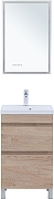 Тумба с раковиной Aquanet Нота New 50 345795 цвет Дуб светлый-3