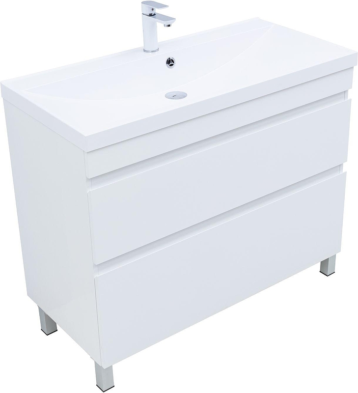 Тумба с раковиной Aquanet Нота New 100 345805 