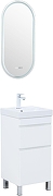 Тумба под раковину Aquanet Слим 40 346040 цвет Белый сатин-3