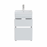 Тумба под раковину Aquanet Слим 50 346041 цвет Белый сатин-8