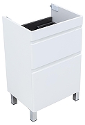 Тумба под раковину Aquanet Слим 50 346041 цвет Белый сатин-17