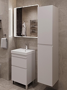 Тумба под раковину Aquanet Слим 50 346041 цвет Белый сатин-21