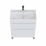 Тумба под раковину Aquanet Слим 70 346043 цвет Белый сатин-4