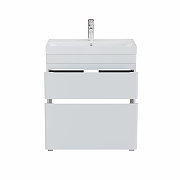 Тумба под раковину Aquanet Слим 70 346043 цвет Белый сатин-8