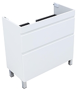 Тумба под раковину Aquanet Слим 80 346044 цвет Белый сатин-3