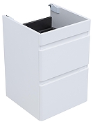 Тумба под раковину Aquanet Слим 40 346045 подвесная цвет Белый сатин-9