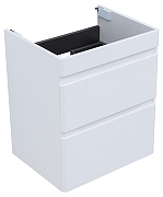 Тумба под раковину Aquanet Слим 50 346046 подвесная цвет Белый сатин-17