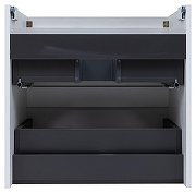 Тумба под раковину Aquanet Слим 60 346047 подвесная цвет Белый сатин-10