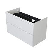 Тумба под раковину Aquanet Nova Lite 2.0 90 R 346310 подвесная цвет Белый глянец-3