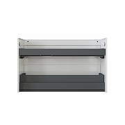 Тумба под раковину Aquanet Nova Lite 2.0 90 R 346310 подвесная цвет Белый глянец-4