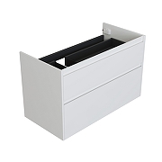 Тумба под раковину Aquanet Nova Lite 2.0 90 L 346311 подвесная цвет Белый глянец-3