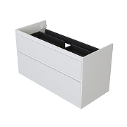 Тумба под раковину Aquanet Nova Lite 2.0 110 346314 подвесная цвет Белый глянец-5