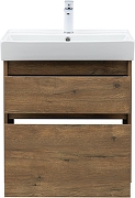Тумба под раковину Aquanet Nova Lite 2.0 60 346315 подвесная цвет Дуб рустикальный-5