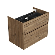 Тумба под раковину Aquanet Nova Lite 2.0 75 346316 подвесная цвет Дуб рустикальный-3