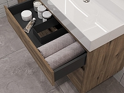 Тумба под раковину Aquanet Nova Lite 2.0 75 346316 подвесная цвет Дуб рустикальный-10