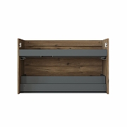 Тумба под раковину Aquanet Nova Lite 2.0 90 R 346317 подвесная цвет Дуб рустикальный-9