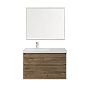 Тумба под раковину Aquanet Nova Lite 2.0 90 L 346318 подвесная цвет Дуб рустикальный-6