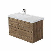 Тумба под раковину Aquanet Nova Lite 2.0 90 L 346318 подвесная цвет Дуб рустикальный-16