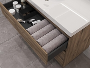 Тумба под раковину Aquanet Nova Lite 2.0 100 L 346320 подвесная цвет Дуб рустикальный-13