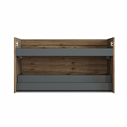 Тумба под раковину Aquanet Nova Lite 2.0 110 346321 подвесная цвет Дуб рустикальный-6