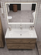 Тумба под раковину Aquanet Nova Lite 2.0 110 346321 подвесная цвет Дуб рустикальный-8