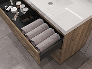 Тумба под раковину Aquanet Nova Lite 2.0 110 346321 подвесная цвет Дуб рустикальный-10