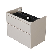 Тумба под раковину Aquanet Nova Lite 2.0 60 346322 подвесная цвет Бежевый-14