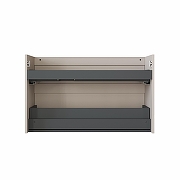 Тумба под раковину Aquanet Nova Lite 2.0 90 R 346324 подвесная цвет Бежевый-3