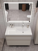 Тумба под раковину Aquanet Nova Lite 2.0 90 R 346324 подвесная цвет Бежевый-6