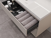 Тумба под раковину Aquanet Nova Lite 2.0 90 L 346325 подвесная цвет Бежевый-8