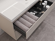 Тумба под раковину Aquanet Nova Lite 2.0 100 R 346326 подвесная цвет Бежевый-7