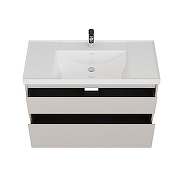 Тумба под раковину Aquanet Nova Lite 2.0 110 346328 подвесная цвет Бежевый-2