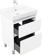 Тумба под раковину Aquanet Nova Lite 2.0 60 346336 цвет Белый глянец-3