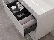 Тумба под раковину Aquanet Nova Lite 2.0 60 346336 цвет Белый глянец-17