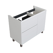 Тумба под раковину Aquanet Nova Lite 2.0 90 L 346339 цвет Белый глянец-3