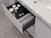 Тумба под раковину Aquanet Nova Lite 2.0 90 L 346339 цвет Белый глянец-8