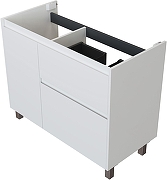 Тумба под раковину Aquanet Nova Lite 2.0 100 R 346340 цвет Белый глянец-4