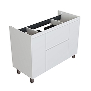 Тумба под раковину Aquanet Nova Lite 2.0 110 346342 цвет Белый глянец-3