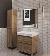Тумба под раковину Aquanet Nova Lite 2.0 60 346343 цвет Дуб рустикальный-14
