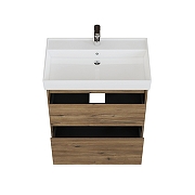 Тумба под раковину Aquanet Nova Lite 2.0 75 346344 цвет Дуб рустикальный-4