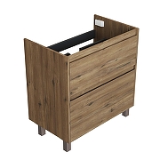 Тумба под раковину Aquanet Nova Lite 2.0 75 346344 цвет Дуб рустикальный-11