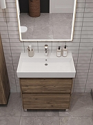 Тумба под раковину Aquanet Nova Lite 2.0 75 346344 цвет Дуб рустикальный-15