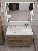 Тумба под раковину Aquanet Nova Lite 2.0 90 L 346346 цвет Дуб рустикальный-11