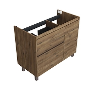 Тумба под раковину Aquanet Nova Lite 2.0 100 L 346348 цвет Дуб рустикальный-3