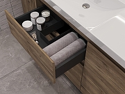 Тумба под раковину Aquanet Nova Lite 2.0 100 L 346348 цвет Дуб рустикальный-8