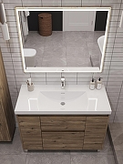 Тумба под раковину Aquanet Nova Lite 2.0 110 346349 цвет Дуб рустикальный-7