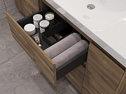 Тумба под раковину Aquanet Nova Lite 2.0 110 346349 цвет Дуб рустикальный-9