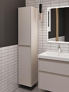 Шкаф пенал Aquanet Nova Lite 2.0 35 346352 подвесной цвет Бежевый-8