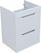 Тумба под раковину Aquanet Практика 50 347914 подвесная цвет Белый глянец-9